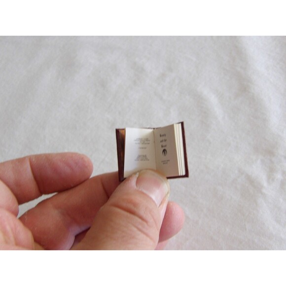 Dollhouse Miniature Book Beauty And The Beast #170? Of 300 Barbara Raheb - Picture 10 of 14